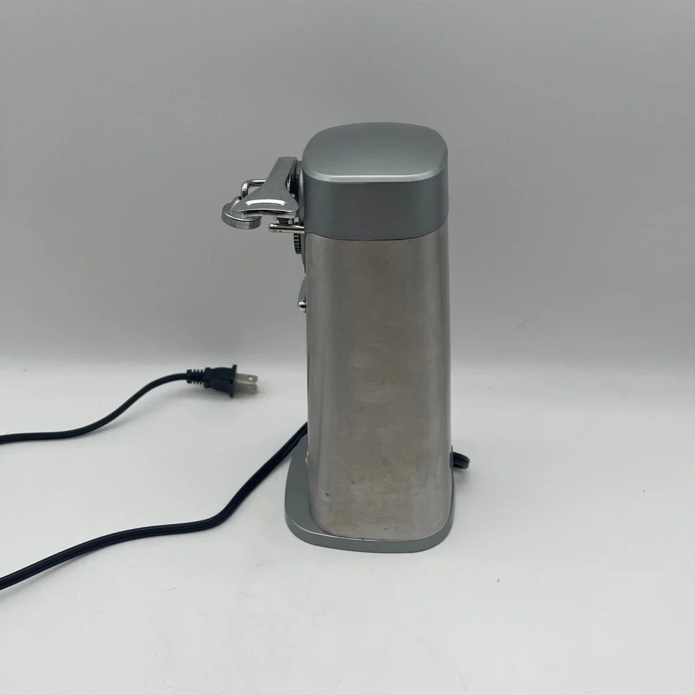 Cuisinart Deluxe Stainless Steel Electric Can Opener SCO-60BN Silver One-Touch